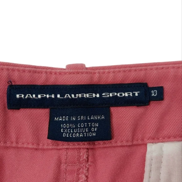 Ralph Lauren Sport Peachy Shorts. Size 10